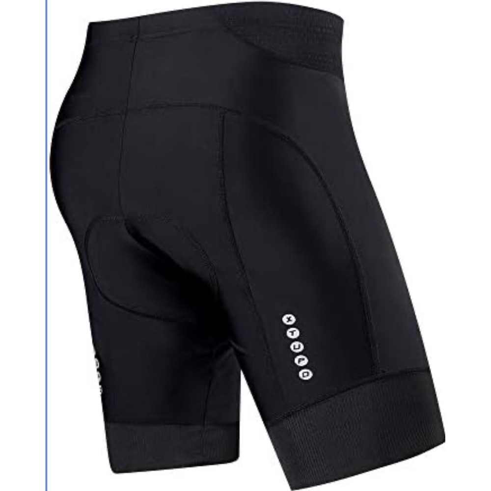 Bike Shorts XL Mens 4D Padded Cycling Black Compression Anti Slip Performance